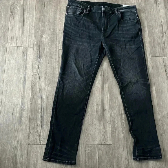 COPY - [40*32] American Eagle Airflex+ Slim Men Black  Jeans - Picture 1 of 4